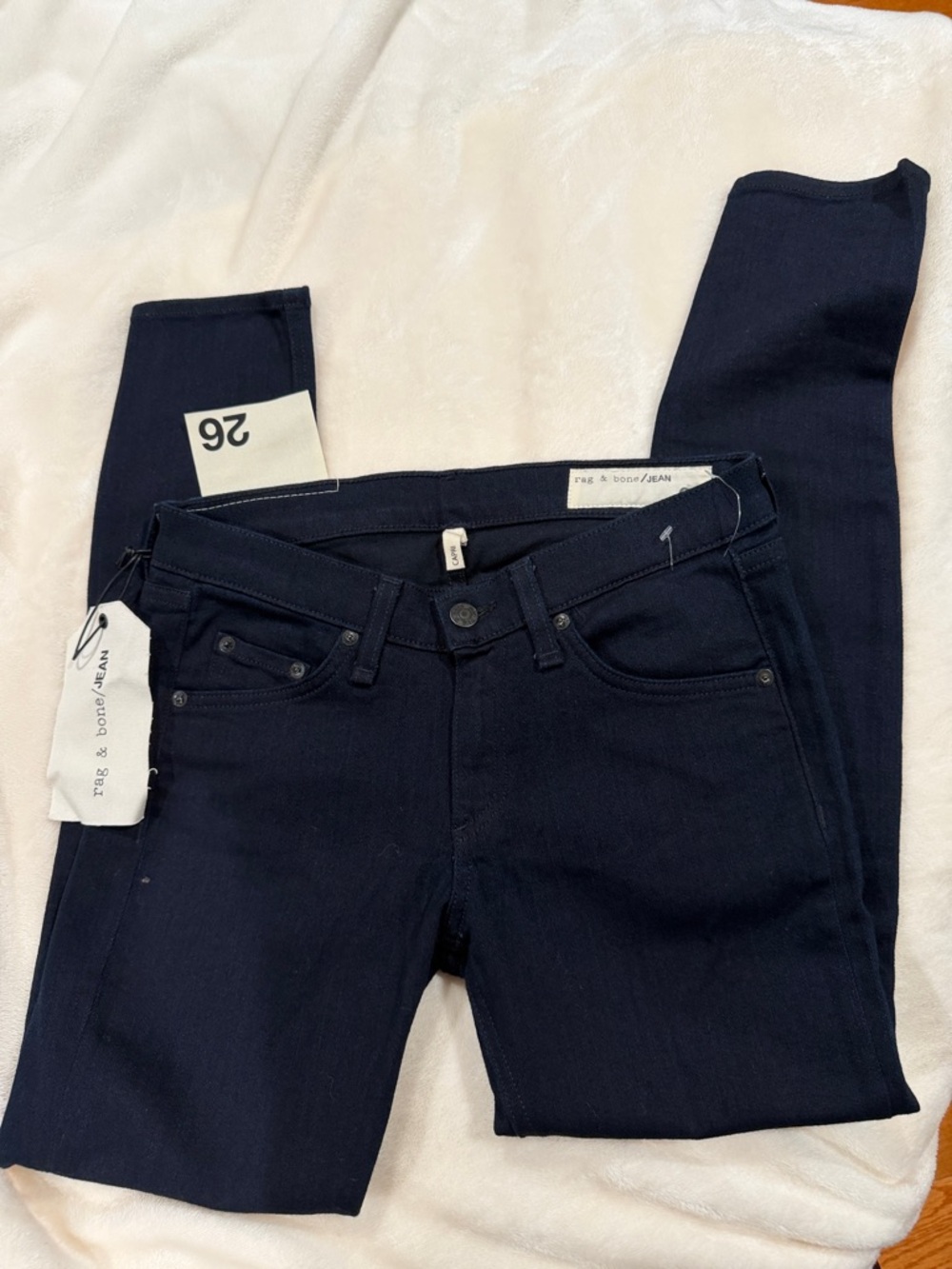Denim Rag & Bone indigo Capri Jeans